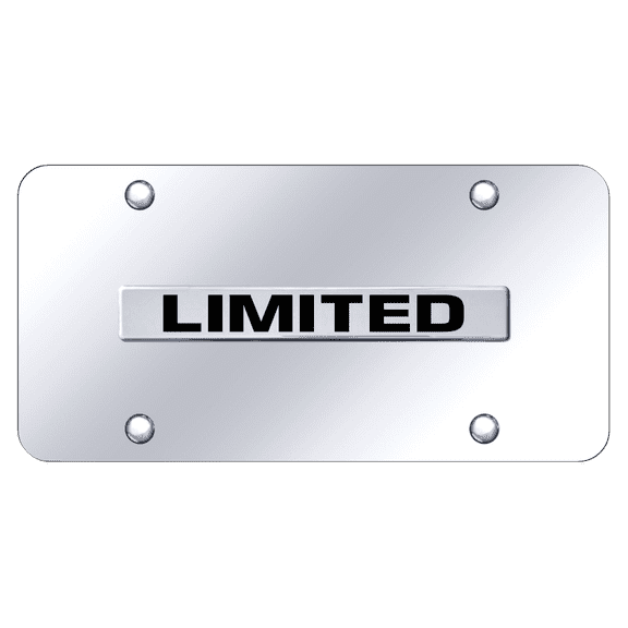 Au-TOMOTIVE GOLD Limited Name Chrome on Chrome Plate