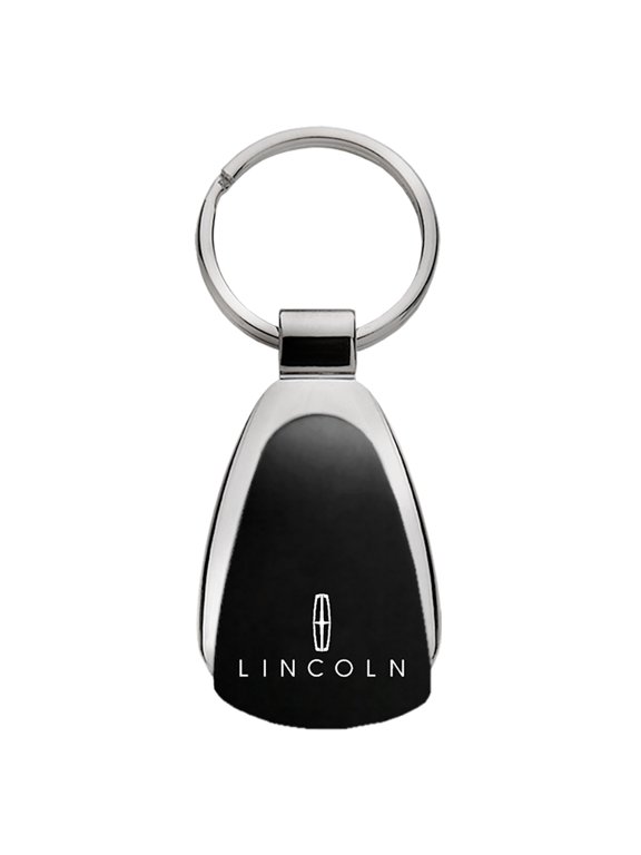Lincoln Black Teardrop Key Fob
