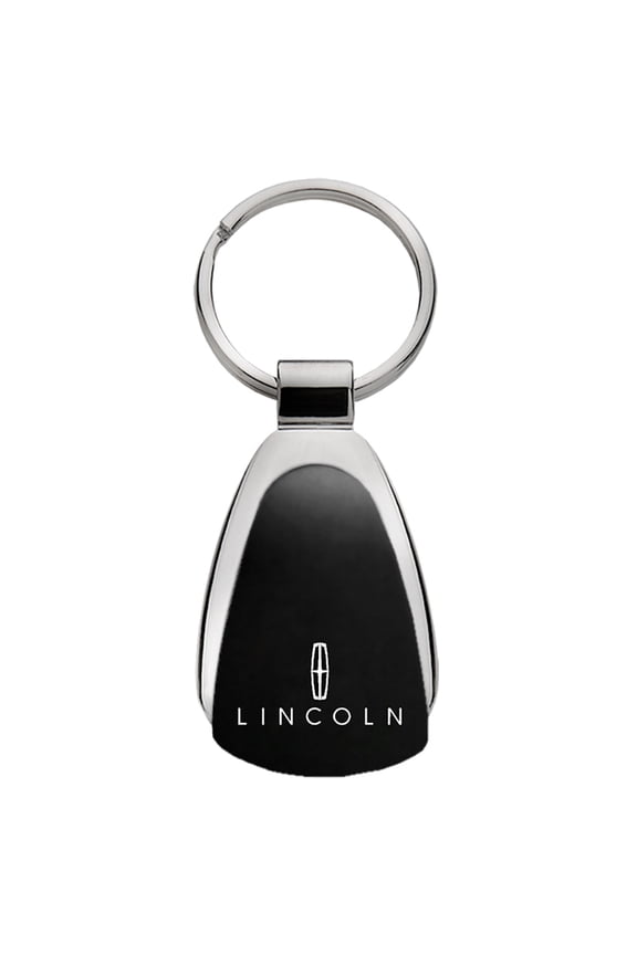 Lincoln Black Teardrop Key Fob