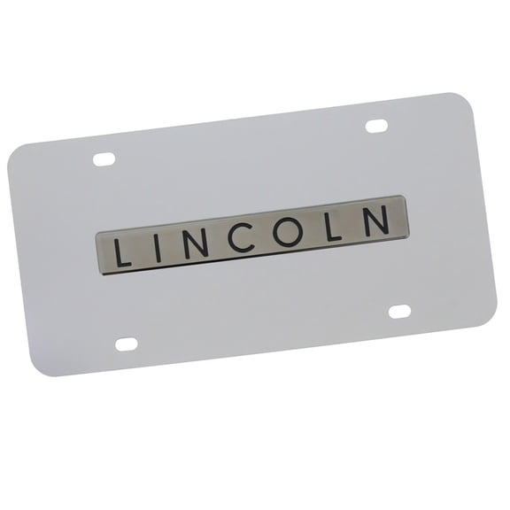 Au-TOMOTIVE GOLD Lincoln Name Chrome on Chrome Plate