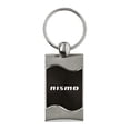 thumbnail image 1 of Au-TOMOTIVE GOLD NISMO Rectangular Wave Black Teardrop Key Fob, 1 of 1