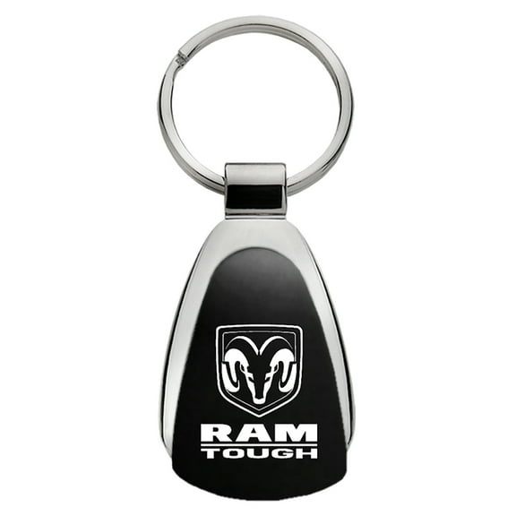 Au-TOMOTIVE GOLD Ram Tough Black Teardrop Key Fob
