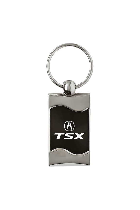 TSX Rectangular Wave Black Key Fob