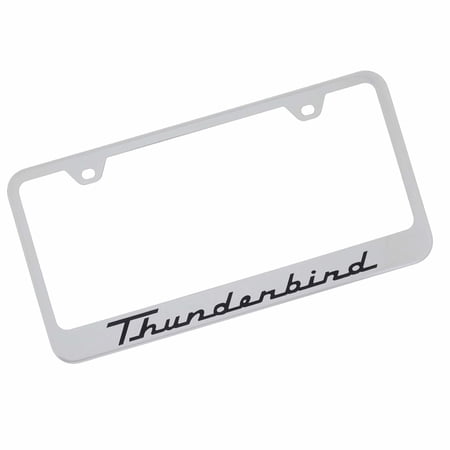 Au-TOMOTIVE GOLD Thunderbird Laser Etched Frame - Mirrored