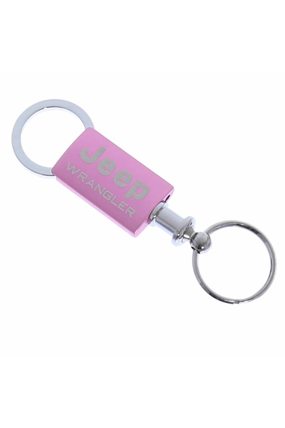 Wrangler Pink Anodized Aluminum Valet Key Fob
