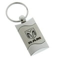 thumbnail image 1 of Au-Tomotive Gold KC3075.RAM.SIL Ram Logo Satin-Chrome Rectangular Wave Key Fob, 1 of 3