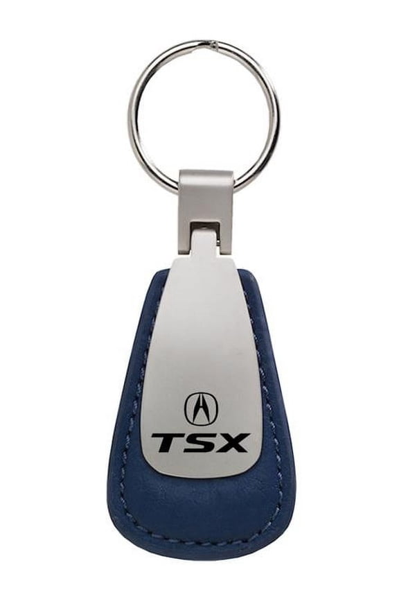 KCTL.TSX.BLU TSX Blue Leather Teardrop Key Fob