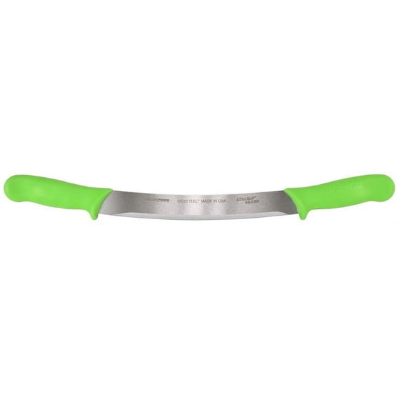AuSable Brand Two Handled Superior Junior Fleshing Knife - 10" Made in the USA