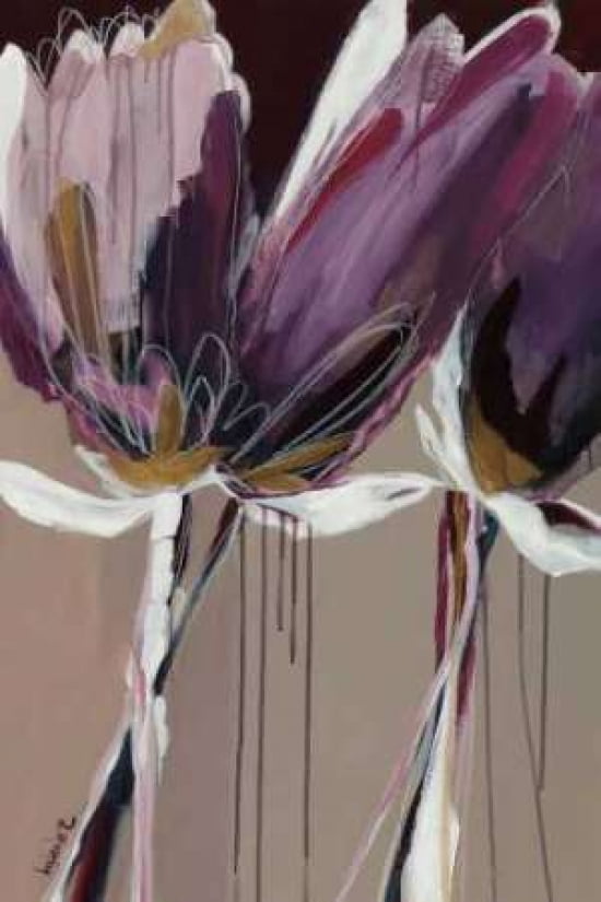 Aubergine Splendor II Canvas Art - Angela Maritz (12 x 18)
