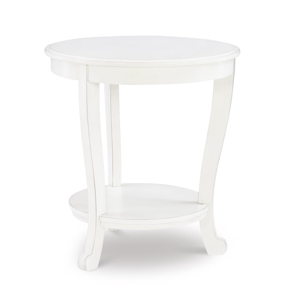 Aubert Accent Side Table, White