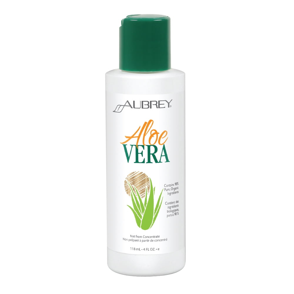 Aubrey Aloe Vera | 98% Organic Ingredients | Made with Pure Aloe, Face &  Body Moisturizer | 4 oz