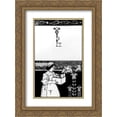 thumbnail image 1 of Aubrey Beardsley 2x Matted 18x24 Gold Ornate Framed Art Print 'Design for the cover of 'The Barbarous Britishers' by H.D. Traill', 1 of 2