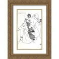 thumbnail image 1 of Aubrey Beardsley 2x Matted 18x24 Gold Ornate Framed Art Print 'The Repentance of Mrs...', 1 of 2