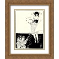 thumbnail image 1 of Aubrey Beardsley 2x Matted 20x24 Gold Ornate Framed Art Print 'The Stomach Dance', 1 of 2