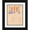thumbnail image 1 of Aubrey Vincent Beardsley 15x18 Black Ornate Wood Framed Double Matted Museum Art Print Titled - Illustration to Salome by Oscar Wilde 4 (1906-1907), 1 of 5