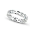 thumbnail image 1 of Auburet Celtic Knot Sterling Silver Wedding Ring,925, Sterling Silver, 4mm, 1 of 2