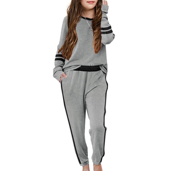Auburet Girl's Sweatsuits Clothing Lounge Sets Athletic Sweatshirts and Sweatpants