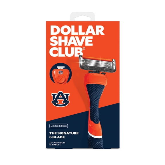 Dollar Shave Club Auburn 6-Blade Razor Starter Set