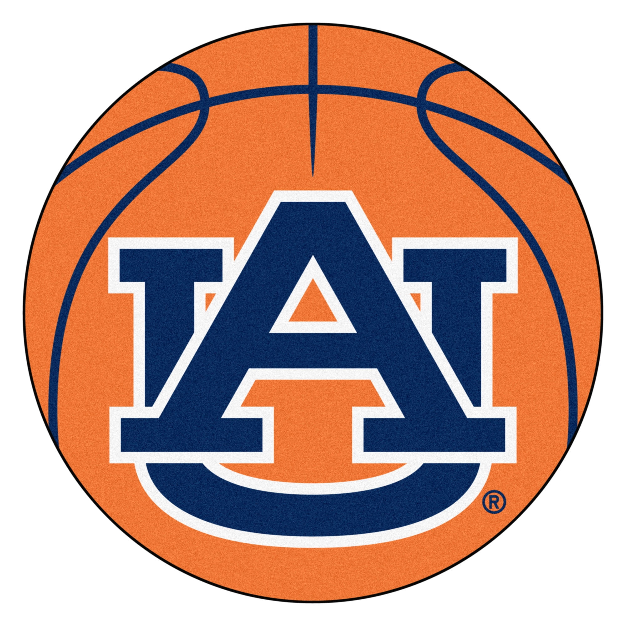 Auburn Basketball Mat 27" diameter