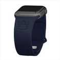 thumbnail image 1 of Auburn Engraved Silicone Unisex Watch Band for Apple Watch - 42/44/45/49mm(46mm Series 10/11) Navy by Affinity Bands, 1 of 1