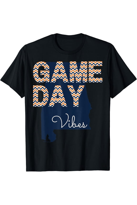 Auburn Game Day Vibes Fall Tailgate T-Shirt
