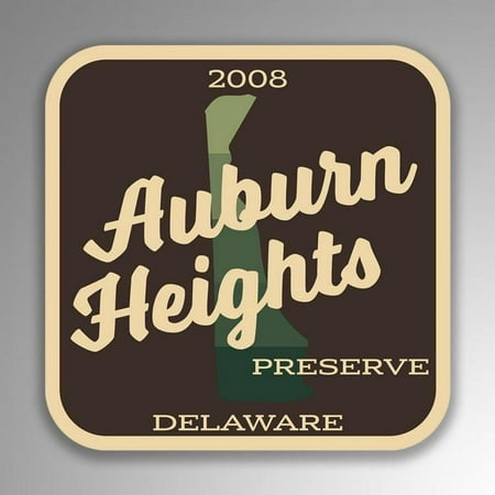 Auburn Heights Preserve Decal Sticker | 4-Inches By 4-Inches | Vinyl Sticker | UV Protective Laminate | SP206