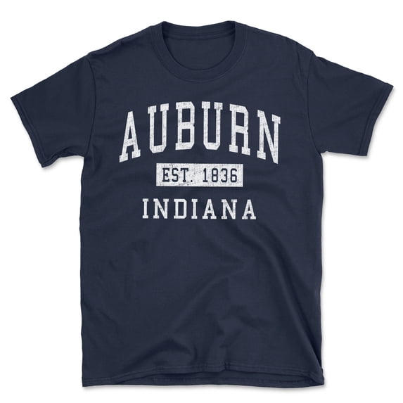 Auburn Indiana Classic Established Men's Cotton T-Shirt
