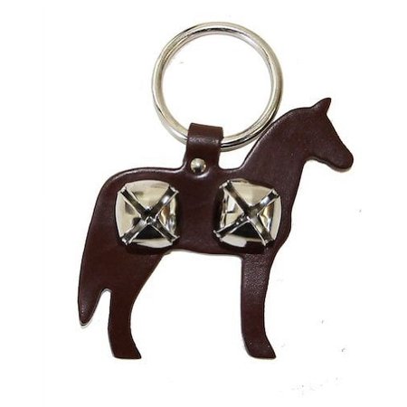 Auburn Leather - Pet Bell Hanger - Horse - Brown