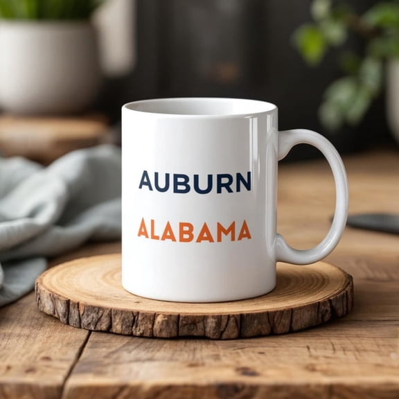 Auburn Mug, Auburn Unrsity Gift, State Coffee Cup, SEC Football Dr, Game Day Gift, War Eagle Merch, Oz Mug.