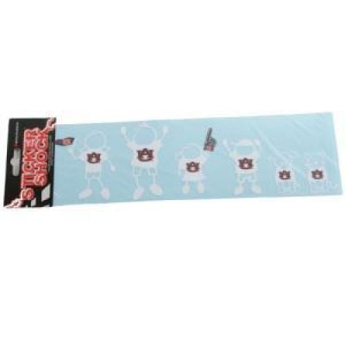 Auburn Tigers 4" X 12" Family Transfer Decal Sheet