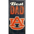 thumbnail image 1 of Auburn Tigers 6'' x 12'' Best Dad Sign, 1 of 7