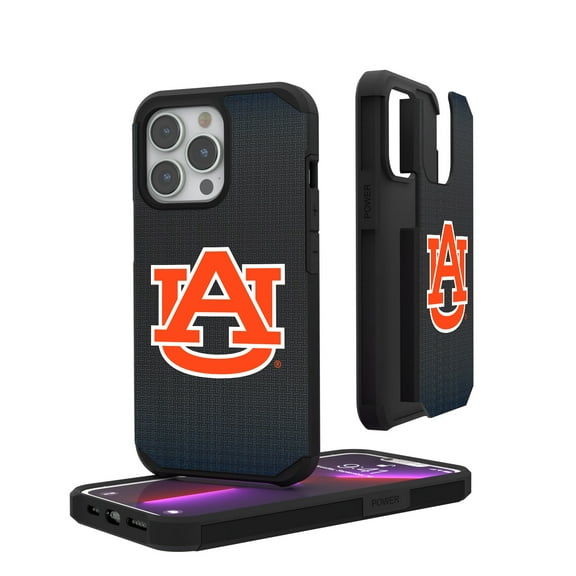 Auburn Tigers Linen Logo iPhone Rugged Case