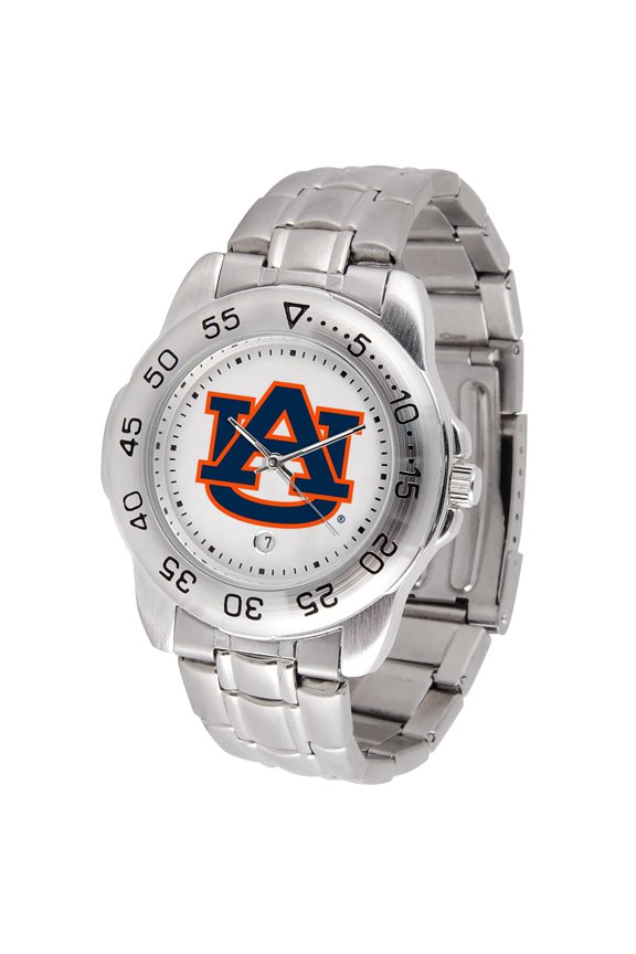 White Auburn Tigers Sport Steel Watch
