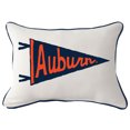 thumbnail image 1 of Auburn Tigers Pennant Rectangular Piped Pillow, 1 of 1