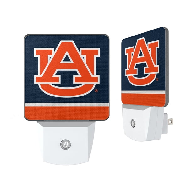 Auburn Tigers Stripe Design Nightlight 2-Pack