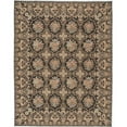thumbnail image 1 of Aubusson Weave  11 x 15 ft. Norfolk Flat Woven Area Rug - Black, 1 of 1