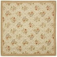 thumbnail image 1 of Aubusson Weave 981913 8 x 8 ft. Arras Flat Woven Square Area Rug, Ivory & Beige, 1 of 1