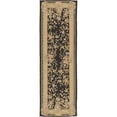 thumbnail image 1 of Aubusson Weave 972119 2 ft. 7 in. x 12 ft. 1 in. Marse Flat Woven Area Rug, Black, 1 of 1