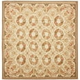thumbnail image 1 of Aubusson Weave 981698 10 x 10 ft. Bayonne Flat Woven Square Area Rug, Cream, 1 of 1