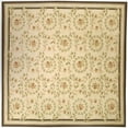 thumbnail image 1 of Aubusson Weave 982085 12 x 12 ft. Rouen Flat Woven Square Area Rug, Ivory, 1 of 1