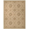 thumbnail image 1 of Aubusson Weave 982102 4 x 6 ft. Reims Flat Woven Area Rug, Ivory & Gold, 1 of 1