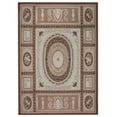 thumbnail image 1 of Aubusson Weave 982239 10 ft. 7 in. x 13 ft. 8 in. Ab005 Flat Woven Area Rug, Brown, 1 of 1