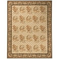 thumbnail image 1 of Aubusson Weave 982351 9 x 12 ft. Lyon Flat Woven Area Rug, Ivory & Charcoal, 1 of 1
