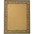 thumbnail image 1 of Aubusson Weave 982537 9 x 12 ft. Rennes Flat Woven Area Rug, Gold & Black, 1 of 1