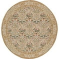 thumbnail image 1 of Aubusson Weave 982593 14 x 14 ft. Savoie Flat Woven Round Area Rug, Cream, 1 of 1