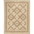thumbnail image 1 of Aubusson Weave 982612 4 x 6 ft. Gueret Flat Woven Area Rug, Pink & Cream, 1 of 1