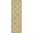 thumbnail image 1 of Aubusson Weave 982002 2 ft. 6 in. x 6 ft. Arras Flat Woven Area Rug, Ivory & Beige, 1 of 1