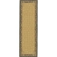 thumbnail image 1 of Aubusson Weave 981954 3 ft. 6 in. x 10 ft. Rennes Flat Woven Area Rug, Gold & Black, 1 of 1