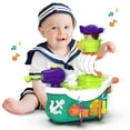 thumbnail image 1 of Auby Pirate Boat Toys for kid, Pirate Ship Toys Lights & Sounds, Excellent Toy Boat for Boys & Girls Ages 3+, Toddler Imaginative Play toys, Pretend Adventure Ship Toy, Ship Play Gift for Toddlers 3-5, 1 of 7
