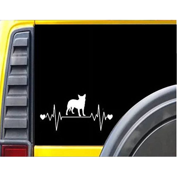 Aucado Lifeline *J352* 8.5 inch wide Sticker australian cattle dog decal